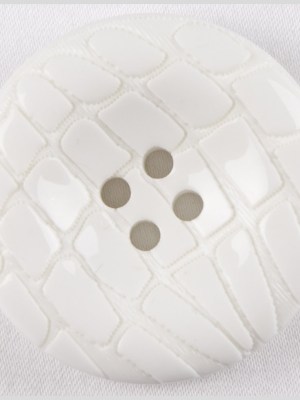 White Plastic Button – 54L/34mm White Plastic Button – 54L/34mm