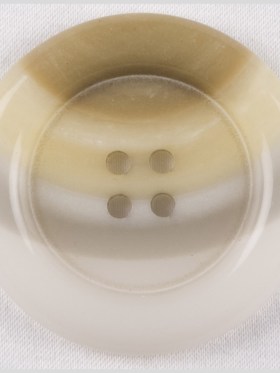 Plastic 4-Hole Button – 48L/30.5mm – Beige and Ivory Curved Stripes Rolled Rim Plastic 4-Hole Button – 48L/30.5mm – Beige and Ivory Curved Stripes Rolled Rim