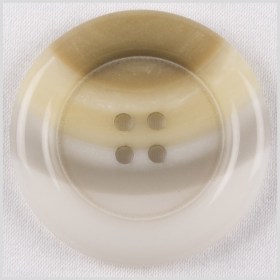 Plastic 4-Hole Button – 48L/30.5mm – Beige and Ivory Curved Stripes Rolled Rim Plastic 4-Hole Button – 48L/30.5mm – Beige and Ivory Curved Stripes Rolled Rim