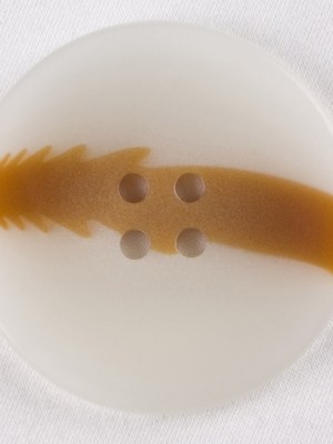 Ivory Light Brown Plastic Button – 44L/28mm Ivory Light Brown Plastic Button – 44L/28mm