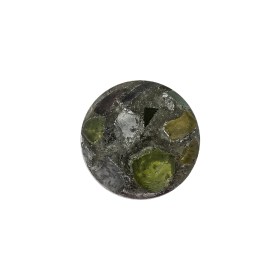 Gray and Green Mosiac Plastic Shank Back Button – 28L/18mm Gray and Green Mosiac Plastic Shank Back Button – 28L/18mm