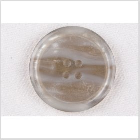 Plastic 4-Hole Button – 40L/25.5mm – White and Translucent Gray Waves Plastic 4-Hole Button – 40L/25.5mm – White and Translucent Gray Waves