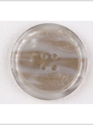 Plastic 4-Hole Button – 50L/32mm – White and Translucent Gray Waves Plastic 4-Hole Button – 50L/32mm – White and Translucent Gray Waves