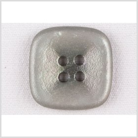 Square Plastic 4-Hole Button – 44L/28mm – Iridescent Gray Shimmer Square Plastic 4-Hole Button – 44L/28mm – Iridescent Gray Shimmer