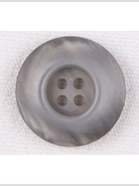 Plastic 4-Hole Button – 28L/18mm – Shimmering Gray Plastic 4-Hole Button – 28L/18mm – Shimmering Gray