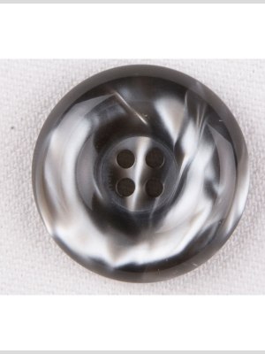 Plastic 4-Hole Button – 40L/25.5mm – Gray and White Shimmer Swirl Tire Rim Plastic 4-Hole Button – 40L/25.5mm – Gray and White Shimmer Swirl Tire Rim