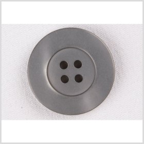 Plastic 4-Hole Button – 50L/32mm – Silver Gray Flat Rim Plastic 4-Hole Button – 50L/32mm – Silver Gray Flat Rim