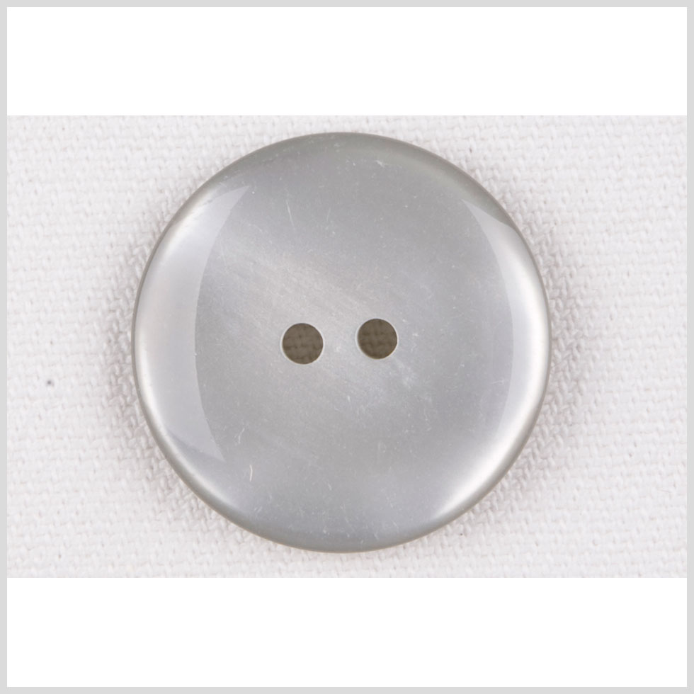 Plastic 2-Hole Button – 36L/23mm – Silvery Gray Metallic Plastic 2-Hole Button – 36L/23mm – Silvery Gray Metallic