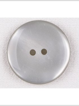 Plastic 2-Hole Button – 36L/23mm – Silvery Gray Metallic Plastic 2-Hole Button – 36L/23mm – Silvery Gray Metallic