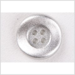 Plastic 4-Hole Button – 36L/23mm – Metallic Silver Crinkle Plastic 4-Hole Button – 36L/23mm – Metallic Silver Crinkle