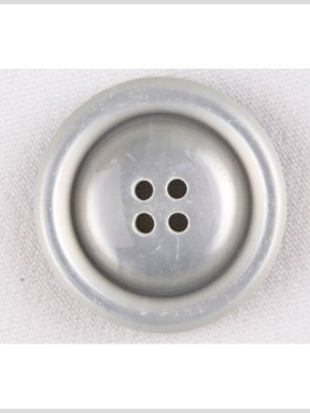 Plastic 2-Hole Button – 40L/25.5mm – Silvery Gray Tire Rim and Convex Center Plastic 2-Hole Button – 40L/25.5mm – Silvery Gray Tire Rim and Convex Center