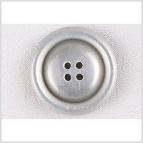 Plastic 2-Hole Button – 40L/25.5mm – Silvery Gray Tire Rim and Convex Center Plastic 2-Hole Button – 40L/25.5mm – Silvery Gray Tire Rim and Convex Center