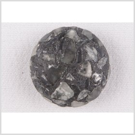 Plastic Shank Back Button – 44L/28mm – Domed Gray, White and Metallic Gray Mosaic Plastic Shank Back Button – 44L/28mm – Domed Gray, White and Metallic Gray Mosaic