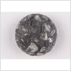 Plastic Shank Back Button – 40L/25.5mm – Domed Gray, White and Metallic Gray Mosaic Plastic Shank Back Button – 40L/25.5mm – Domed Gray, White and Metallic Gray Mosaic