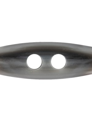 Gray and Storm Plastic Toggle – 64L/40.5mm Gray and Storm Plastic Toggle – 64L/40.5mm