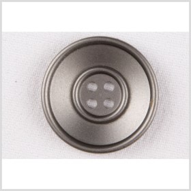 Plastic 4-Hole Button – 48L/30.5mm – Metallic Gray Double Rim Plastic 4-Hole Button – 48L/30.5mm – Metallic Gray Double Rim