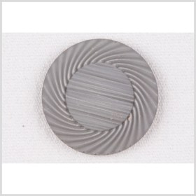 Plastic Shank Back Button – 40L/25.5mm – Light Gray Ribs and Swirls Embossed Plastic Shank Back Button – 40L/25.5mm – Light Gray Ribs and Swirls Embossed