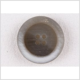 Plastic 4-Hole Button – 36L/23mm – Gray Ombre with Ridges Plastic 4-Hole Button – 36L/23mm – Gray Ombre with Ridges