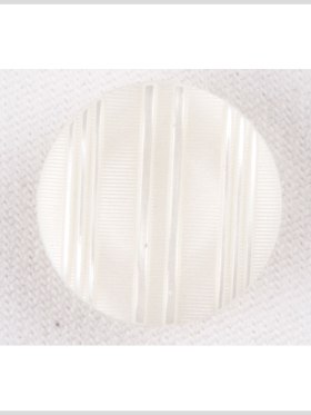 Plastic Shank Back Button – 32L/20mm – Off White Ribs and Stripes Plastic Shank Back Button – 32L/20mm – Off White Ribs and Stripes