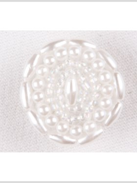 White Plastic Button – 40L/25.5mm White Plastic Button – 40L/25.5mm