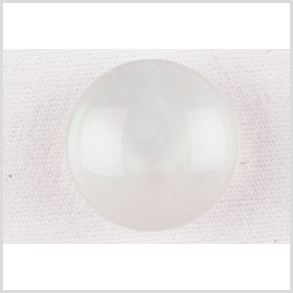 Plastic Shank Back Button – 36L/23mm – Iridescent White Dome Shaped Plastic Shank Back Button – 36L/23mm – Iridescent White Dome Shaped
