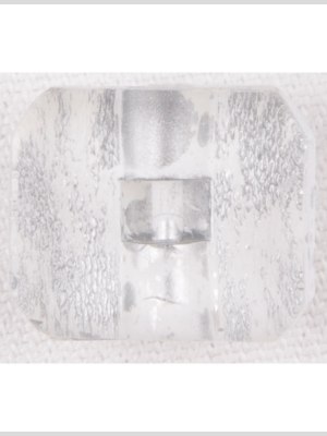 Clear White Plastic Button – 24L/15mm Clear White Plastic Button – 24L/15mm