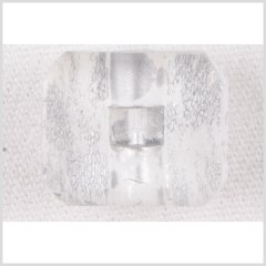 Rectangular Plastic Shank Back Button – 32L/20mm – Clear and White Crackle Rectangular Plastic Shank Back Button – 32L/20mm – Clear and White Crackle