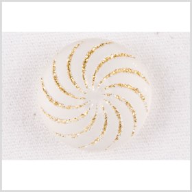 Clear Gold Plastic Button – 24L/15mm Clear Gold Plastic Button – 24L/15mm