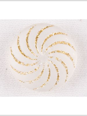 Clear Gold Plastic Button – 24L/15mm Clear Gold Plastic Button – 24L/15mm