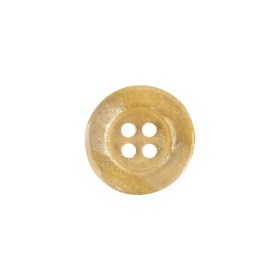 Plastic 4-Hole Button – 24L/15mm – Ivory and Gold Glitter Plastic 4-Hole Button – 24L/15mm – Ivory and Gold Glitter
