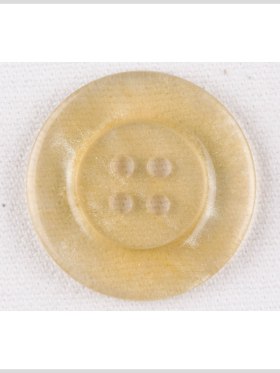 Plastic 4-Hole Button – 44L/28mm – Translucent Ivory and Gold Glitter Plastic 4-Hole Button – 44L/28mm – Translucent Ivory and Gold Glitter