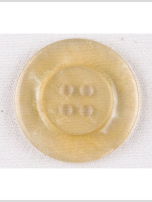 Plastic 4-Hole Button – 44L/28mm – Translucent Ivory and Gold Glitter Plastic 4-Hole Button – 44L/28mm – Translucent Ivory and Gold Glitter