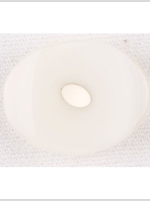 Plastic Shank Back Button – 36L/23mm – White Oval Plastic Shank Back Button – 36L/23mm – White Oval