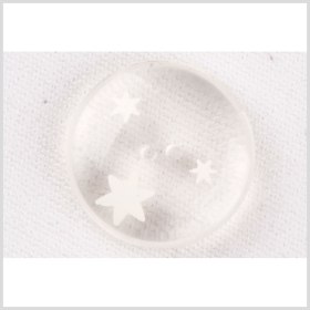 Clear Ivory Plastic Button – 24L/15mm Clear Ivory Plastic Button – 24L/15mm