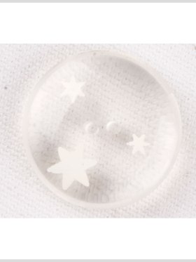 Clear Ivory Plastic Button – 32L/20mm Clear Ivory Plastic Button – 32L/20mm