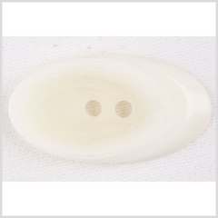 Oval Plastic 2-Hole Button – Ivory Oval Plastic 2-Hole Button – Ivory