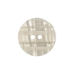 Ivory Iridescent 2-Hole Plastic Button – 34L/21.5mm Ivory Iridescent 2-Hole Plastic Button – 34L/21.5mm