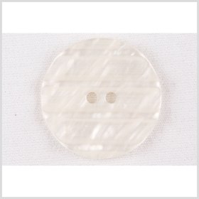 Plastic 2-Hole Button – 42L/27mm – Ivory Shimmer and Translucent Stripes Plastic 2-Hole Button – 42L/27mm – Ivory Shimmer and Translucent Stripes