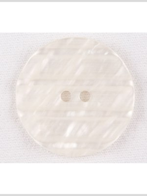 Plastic 2-Hole Button – 42L/27mm – Ivory Shimmer and Translucent Stripes Plastic 2-Hole Button – 42L/27mm – Ivory Shimmer and Translucent Stripes