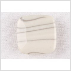 Square Plastic Shank Back Button – 42L/27mm – Ivory and Gray Swirling Lines Square Plastic Shank Back Button – 42L/27mm – Ivory and Gray Swirling Lines