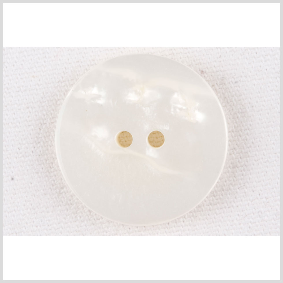 Plastic 2-Hole Button – 24L/15mm – Ivory Shimmer Flat Plastic 2-Hole Button – 24L/15mm – Ivory Shimmer Flat