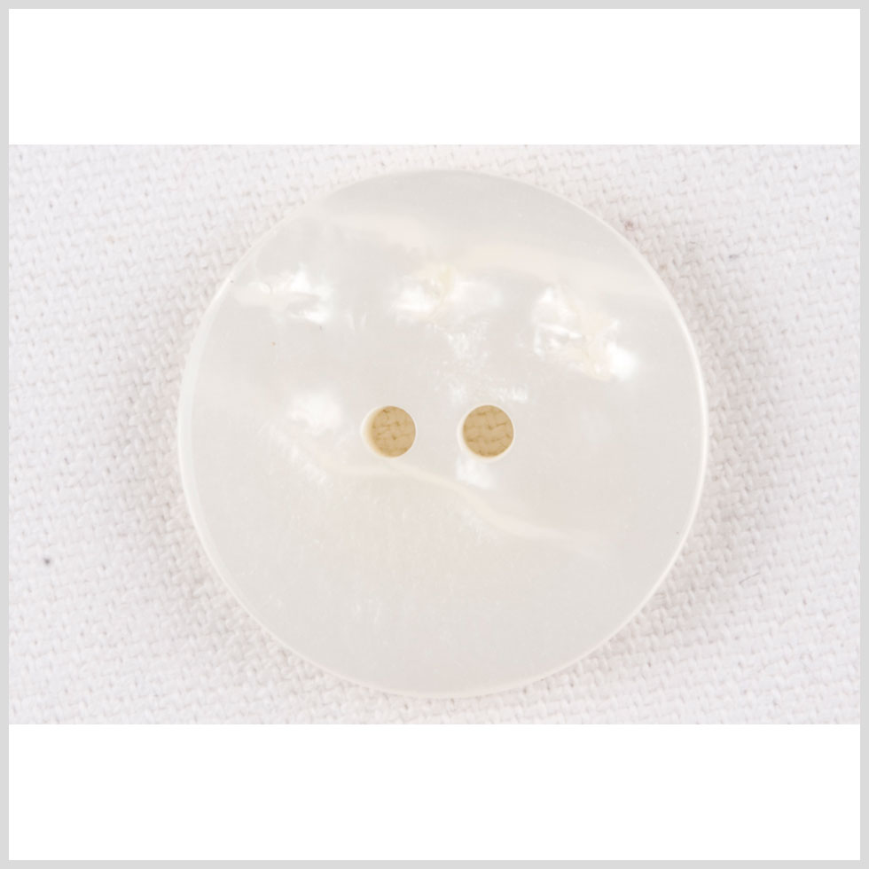 Plastic 2-Hole Button – 36L/23mm – Ivory Shimmer Flat Plastic 2-Hole Button – 36L/23mm – Ivory Shimmer Flat