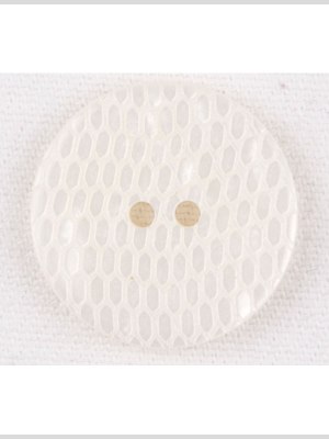 Plastic 2-Hole Button – 36L/23mm – Ivory Reptile Scales Embossed Plastic 2-Hole Button – 36L/23mm – Ivory Reptile Scales Embossed