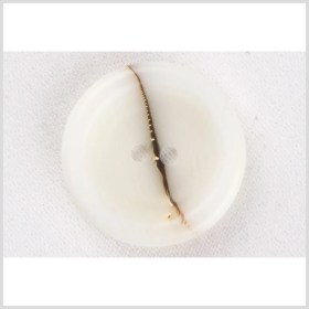 Ivory Waterfall-Edge Plastic 2-Hole Button with Organic Brown Stripe – 40L/25.5mm Ivory Waterfall-Edge Plastic 2-Hole Button with Organic Brown Stripe – 40L/25.5mm