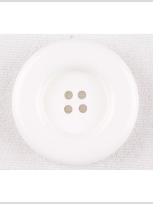 White Plastic Button – 48L/30.5mm White Plastic Button – 48L/30.5mm