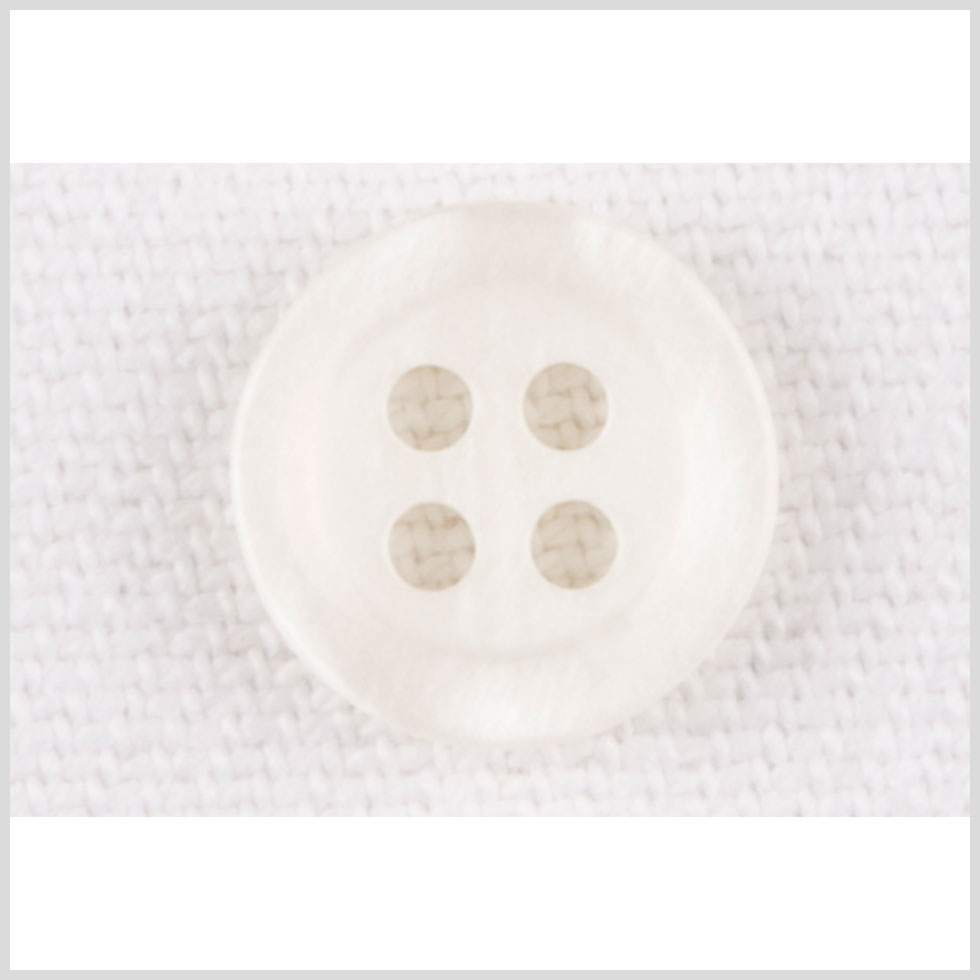 Plastic 4-Hole Button – 18L/11.5mm – Ivory Wide Rim Plastic 4-Hole Button – 18L/11.5mm – Ivory Wide Rim