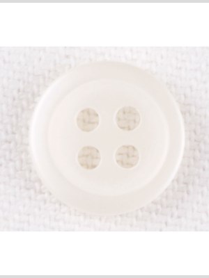 White Plastic Button – 18L/11.5mm White Plastic Button – 18L/11.5mm