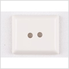 White Beveled 2-Hole Plastic Button – 58L/37mm White Beveled 2-Hole Plastic Button – 58L/37mm