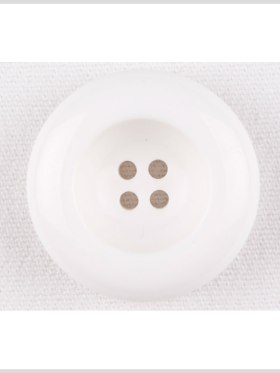 White Plastic Button – 48L/30.5mm White Plastic Button – 48L/30.5mm