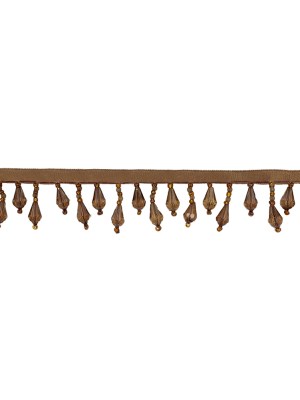 Chocolate Beaded Fringe Chocolate Beaded Fringe